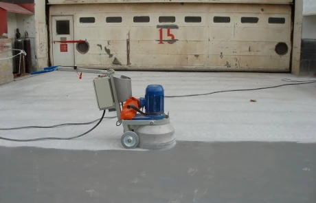 beton silim makine ile parlatma